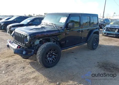 2019 Jeep Wrangler Unlimited Rubicon 4X4 из США, поврежденный, VIN 1C4HJXFG8KW584208